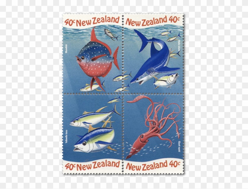 Product Listing For Underwater World - Postage Stamp Clipart #3833092