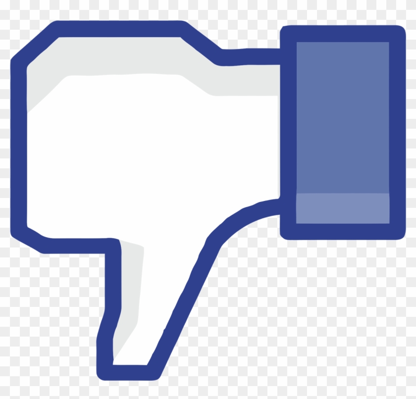 Facebook Like Png Transparent Likepng Images - Facebook Thumbs Down No Background Clipart #3833099