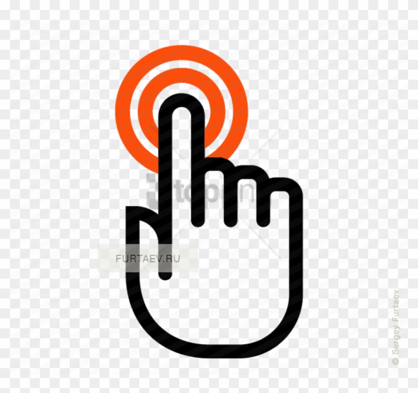 Free Png Hand Touching Button Icon Png Image With Transparent - Touch Vector Png Clipart