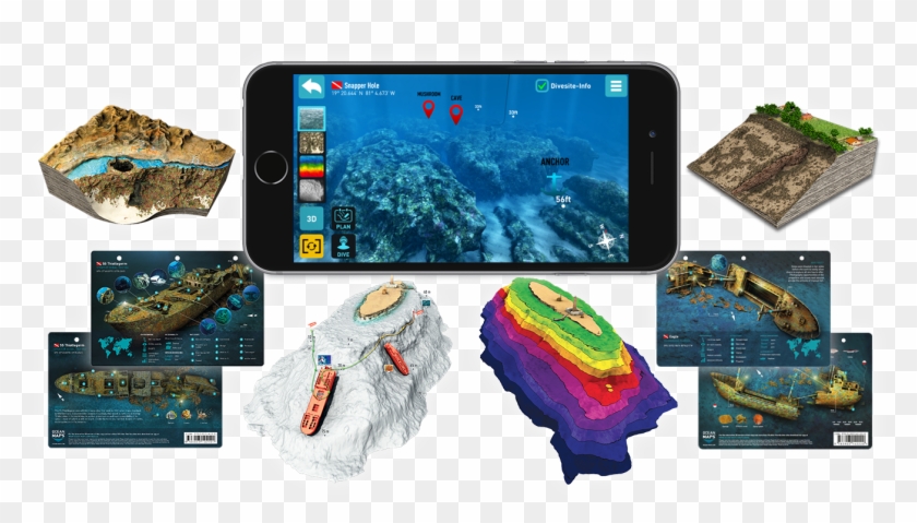 Ocean Maps Team - Tablet Computer Clipart