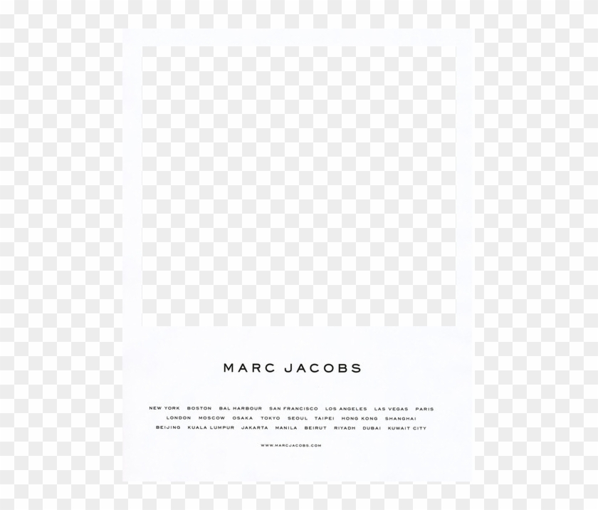 Transparent Marc Jacobs Logo Clipart #3833494