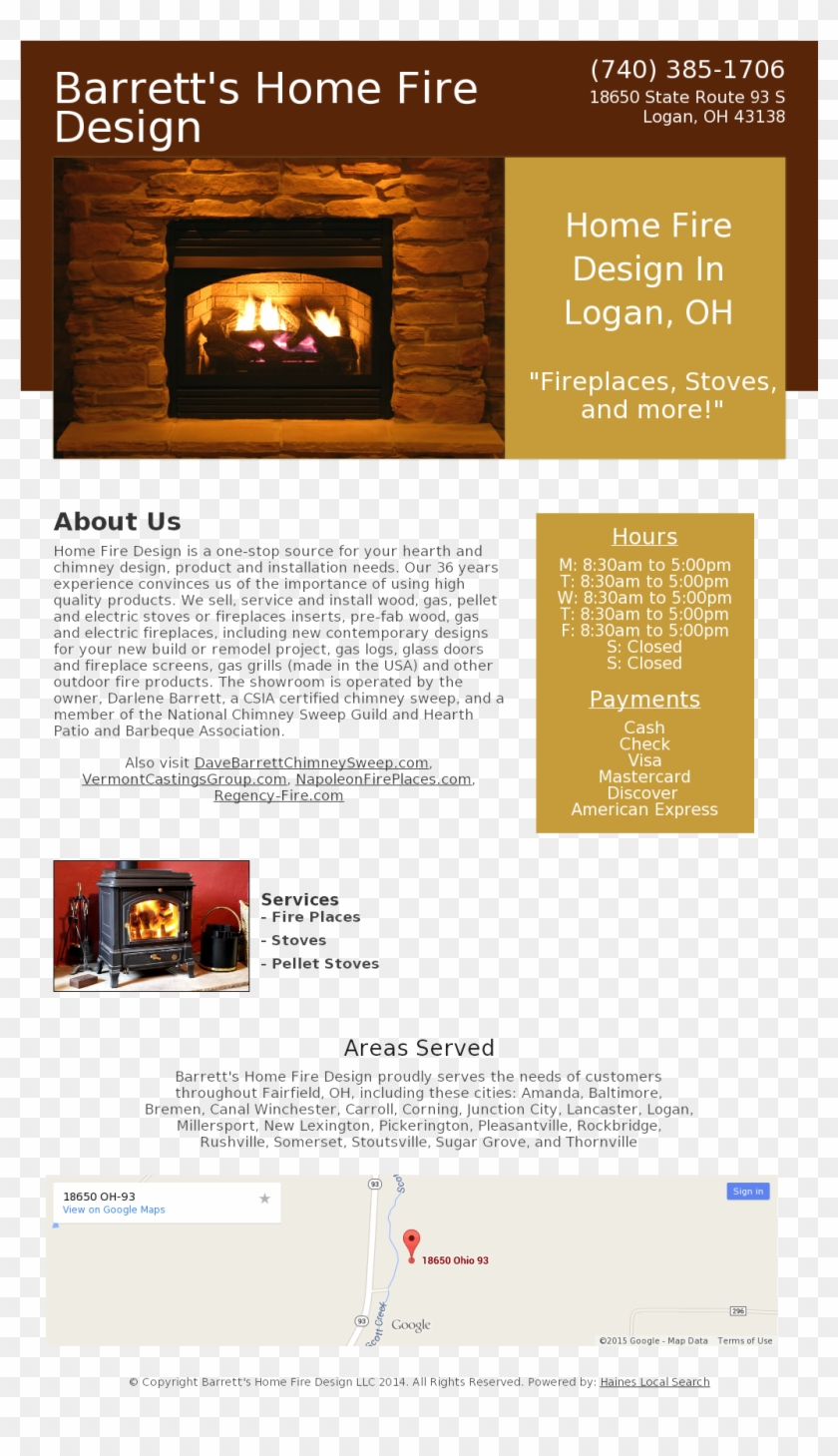Barrett's Home Fire Design Competitors, Revenue And - Elektrische Haarden Clipart