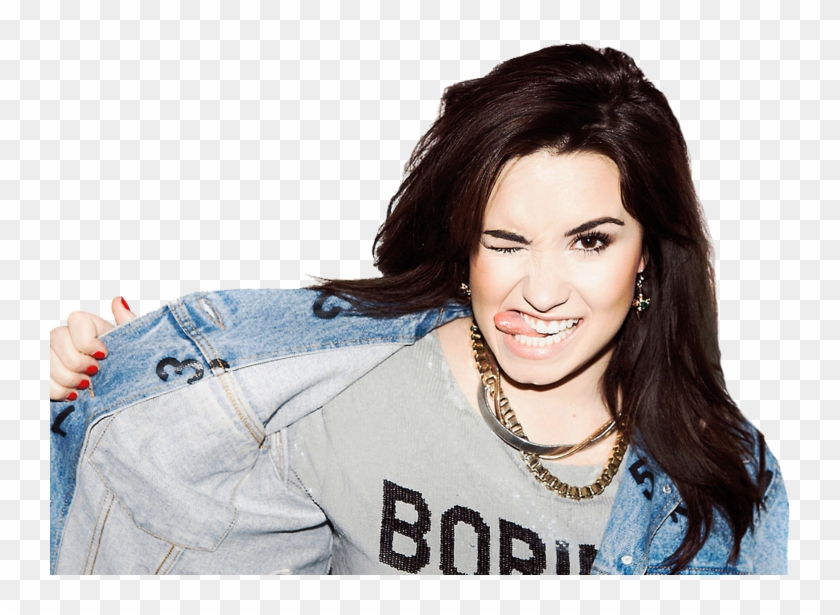 Pngs Solo Para Chicas Demi Lovato Png - Demi Lovato Jean Jacket Clipart #3833668