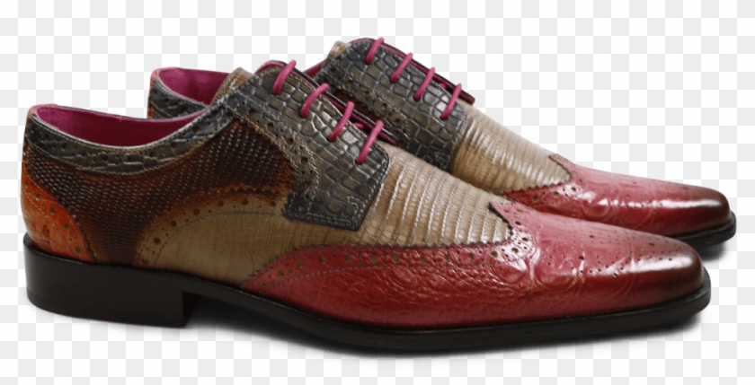 Derby Shoes Mark 3 Big Croco Guana Light Crock Lizzard - Sneakers Clipart