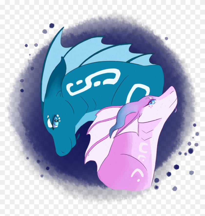 Tsunami And Anemone - Wings Of Fire Tsunami And Anemone Clipart