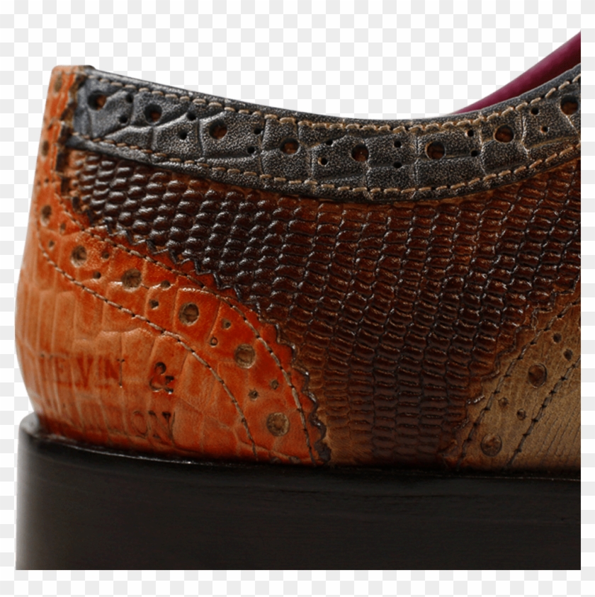 Derby Shoes Mark 3 Big Croco Guana Light Crock Lizzard - Leather Clipart