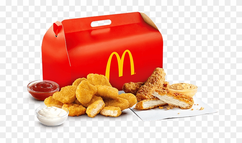 Mcdonalds Nuggets Png - Mcdonalds Chicken Sides Box Clipart #3834402