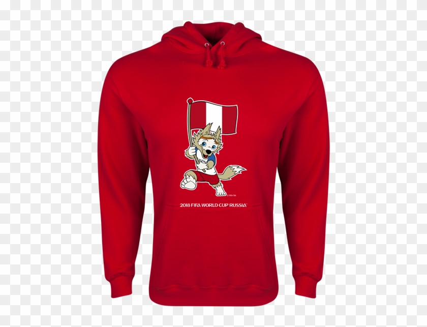 Peru 2018 Fifa World Cup Russia™ Zabivaka Mens Hoody - Cleveland Indians Hoodie Clipart #3834572