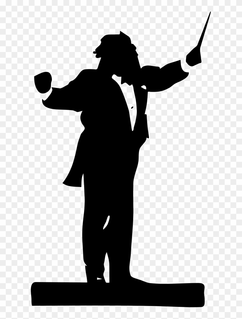 File - Conductor - Svg - Music Conductor Png Clipart #3835617