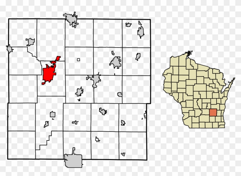 Dodge County Wisconsin Incorporated And Unincorporated - Gov Knowles State Forest Wi Clipart