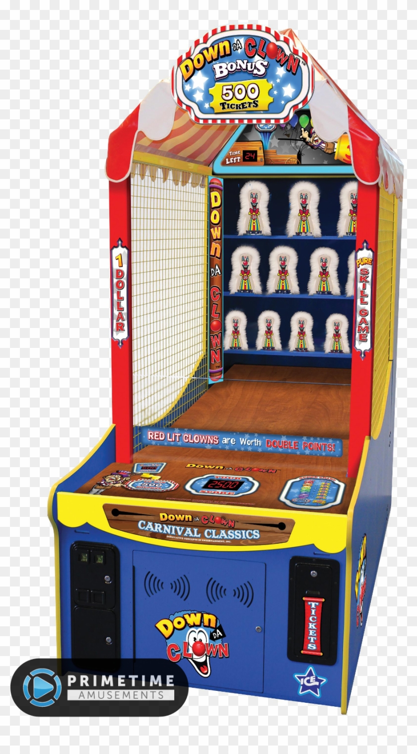 Png Freeuse Library Top Games For Sale Rent Primetime - Shoot The Clown Arcade Clipart #3835847
