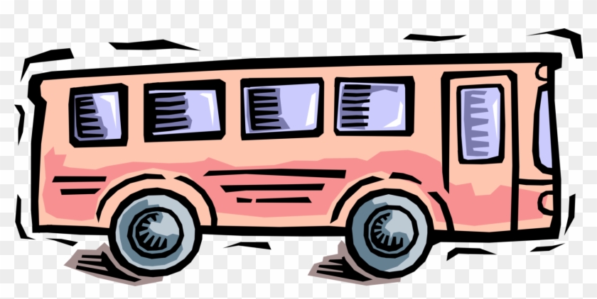Vector Illustration Of Public Urban Transportation Clipart #3835850
