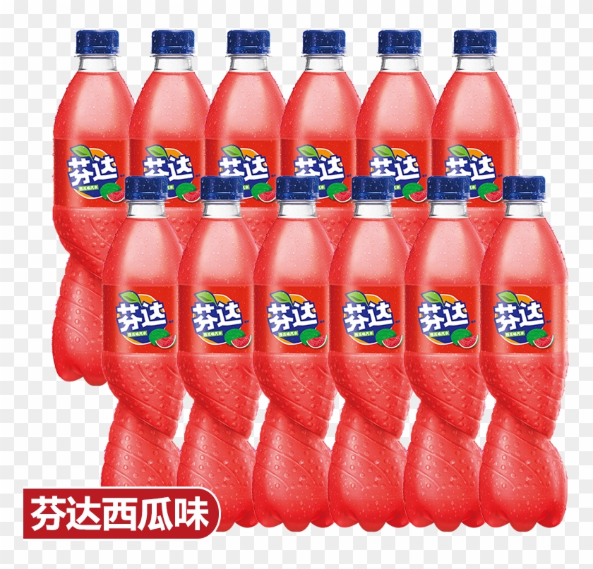 Coca Cola Coca Cola Fanta Watermelon Sauce 500ml*12 - Soft Drink Clipart