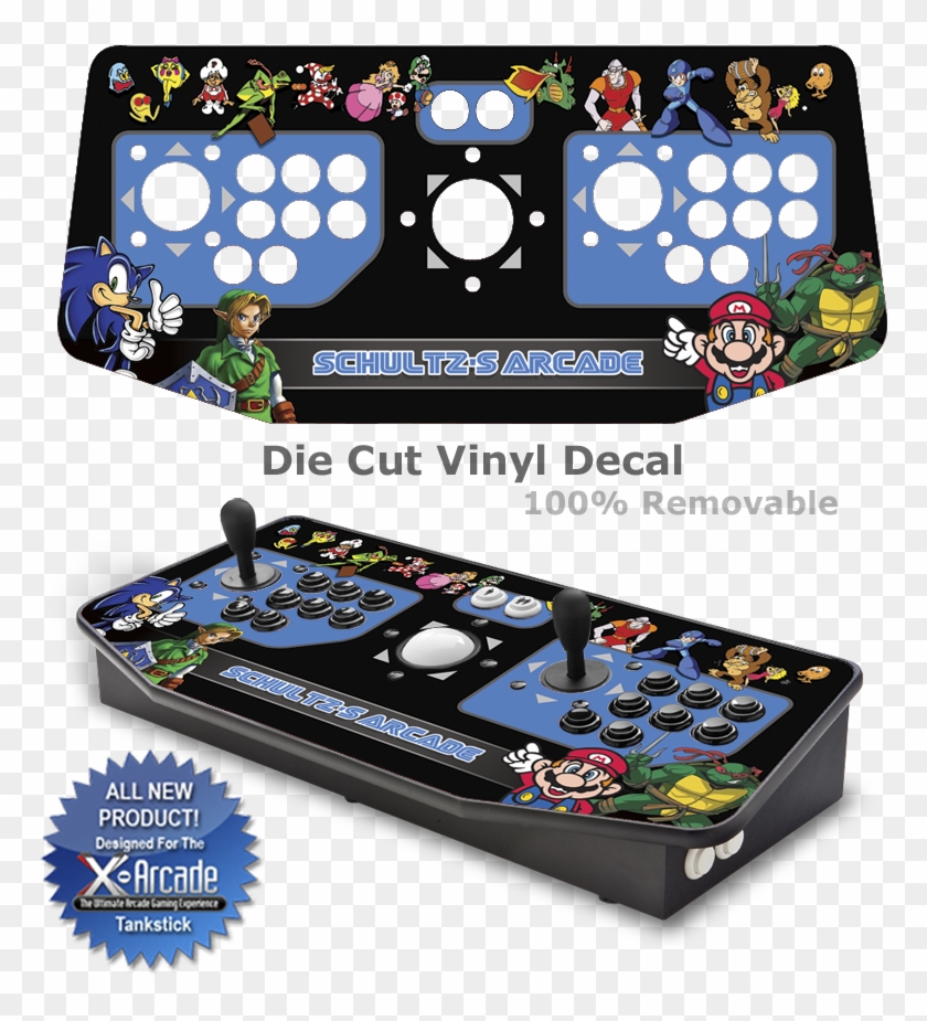 Tankstick Skin 21 - Mortal Kombat X Arcade Controls Clipart
