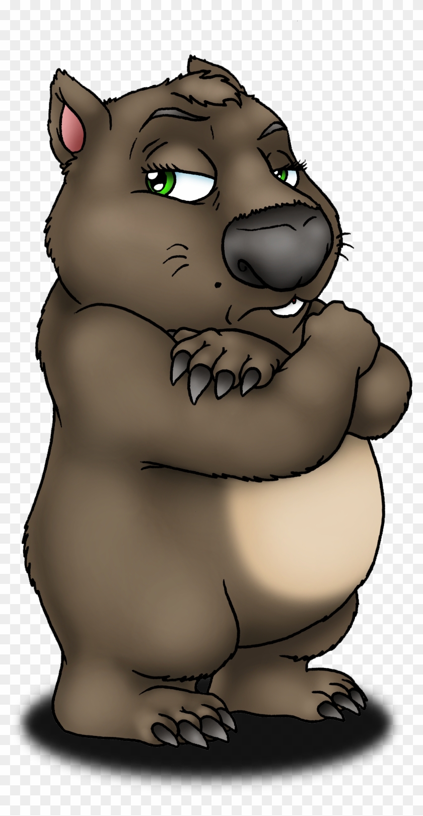 Riley And The Grumpy Wombat A Journey Around Melbourne - Wombat Animation Clipart