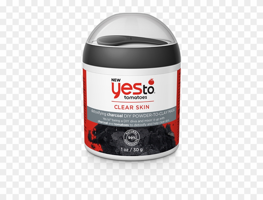 Yes To Tomatoes Detoxifying Charcoal Diy Mask Powder - Yes To Charcoal Peeling Mask Clipart