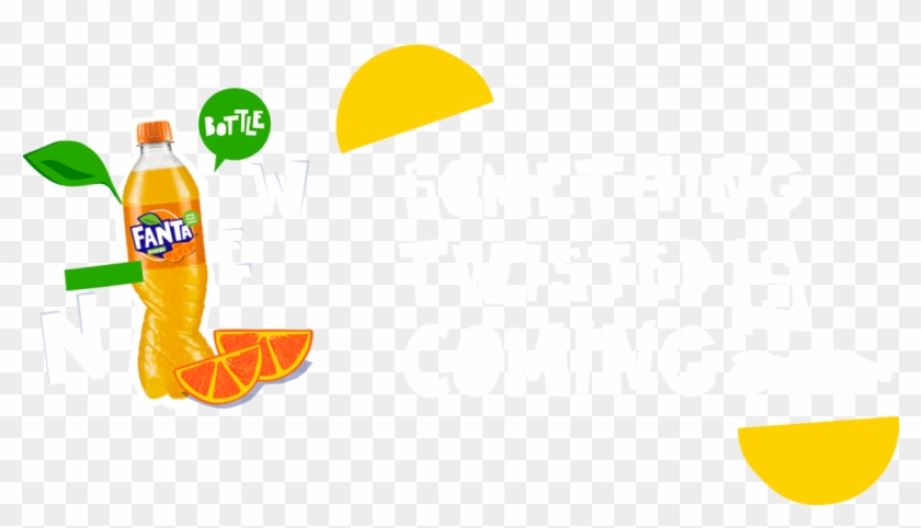 Launch Fanta's New, Twisted Bottle - Graphic Design Clipart