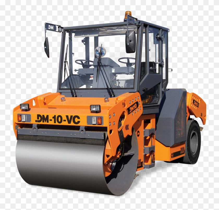 Dm 10 Vc - Transparent Road Roller Png Clipart