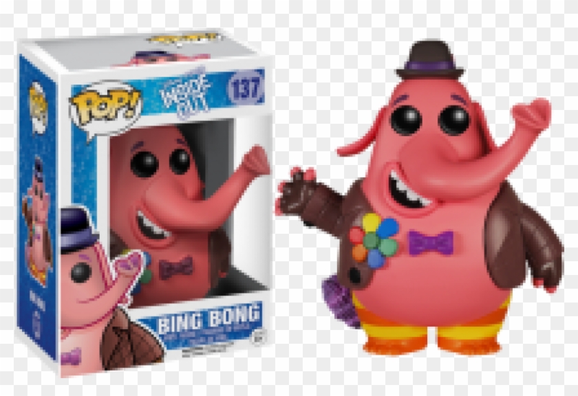 Bing Bong Pop Vinyl - Bing Bong Inside Out Funko Pop Clipart #3837390