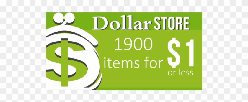 Dollar Store Vinyl Banner With Coin Purse Icon - Graphic Design Clipart #3837866