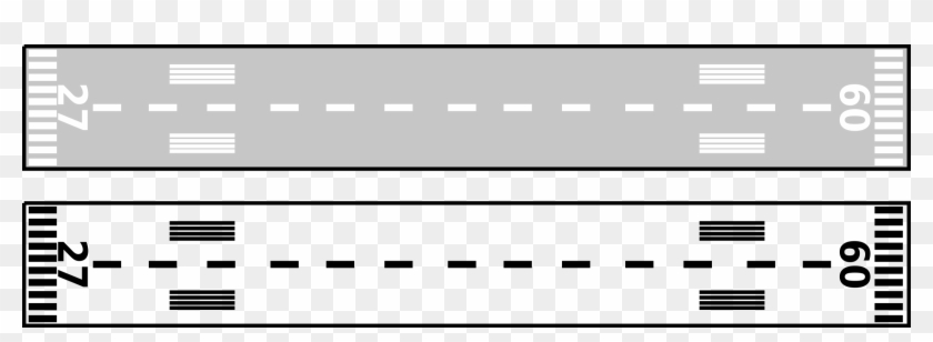 This Free Icons Png Design Of Airport Runway - Runway Airport Top View Clipart