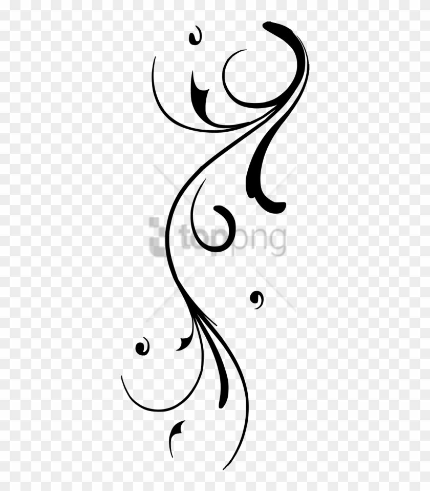 Free Png Elegant Lines Png Png Image With Transparent - Black Swirls Transparent Background Clipart