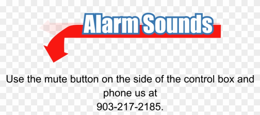 Alarm Sounds Use The Mute Button On The Side Of The - Graphics Clipart