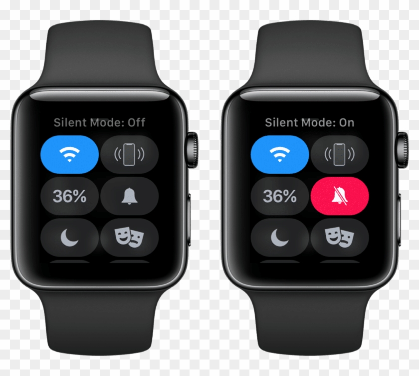 how to turn apple watch series 3 on silent