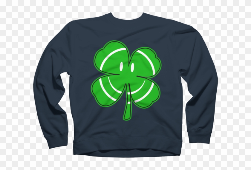 Happy Face St Patrick's Day Shamrock - Extended Dream Team Clipart