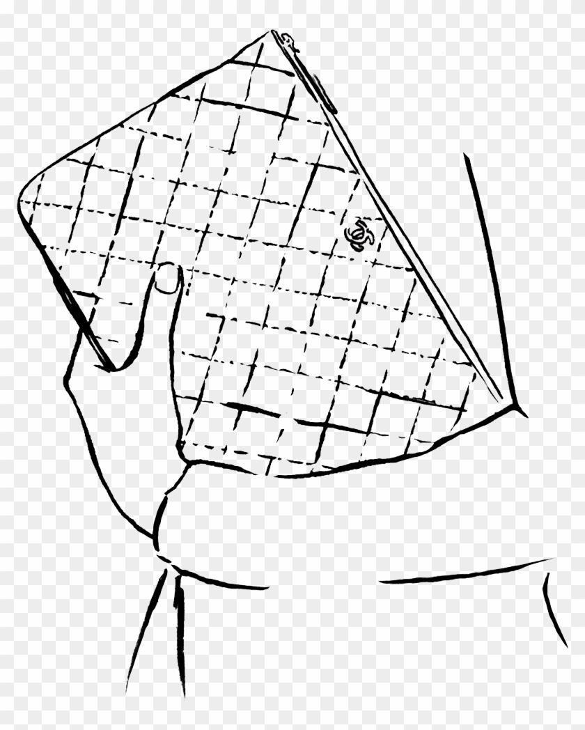 Preserve The Elegant Lines By Not Overfilling Your - Drawing Clipart #3838558