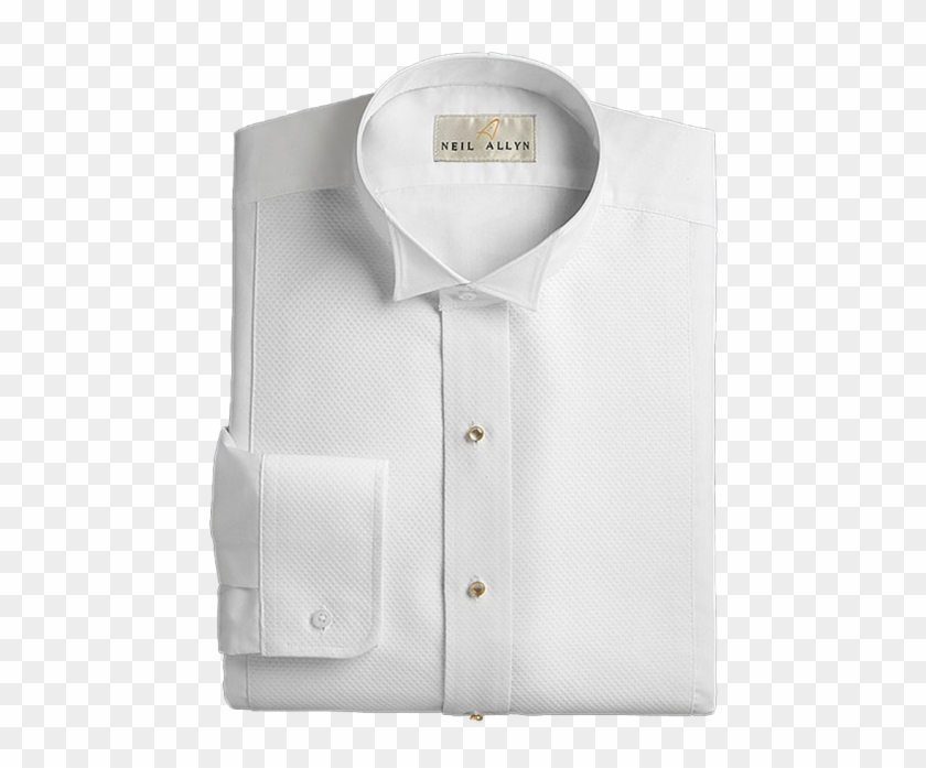 Neil Allyn, White Tuxedo Shirt Ref - Formal Wear Clipart #3838647