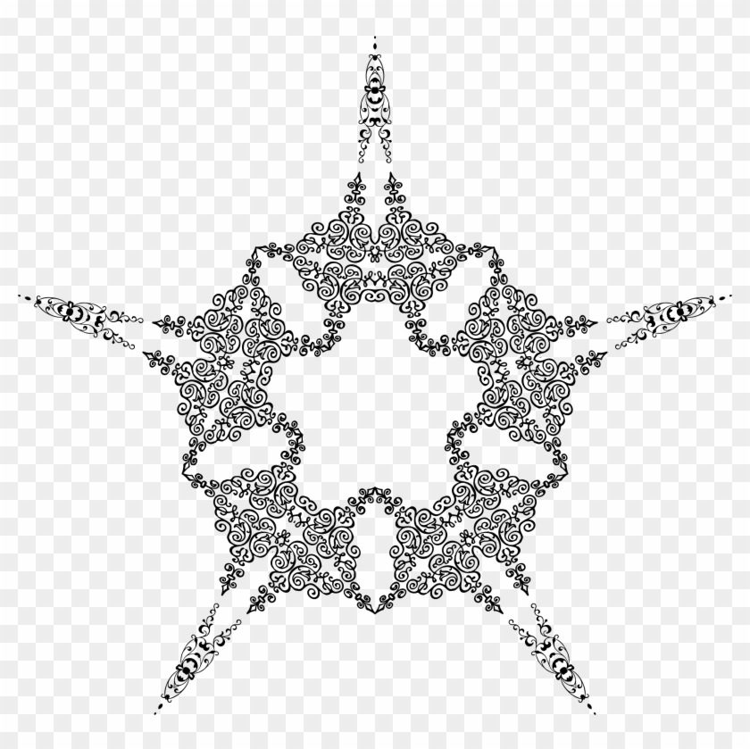 Elegant Star Icons Png - Chiavi Torx 5 Punte Clipart