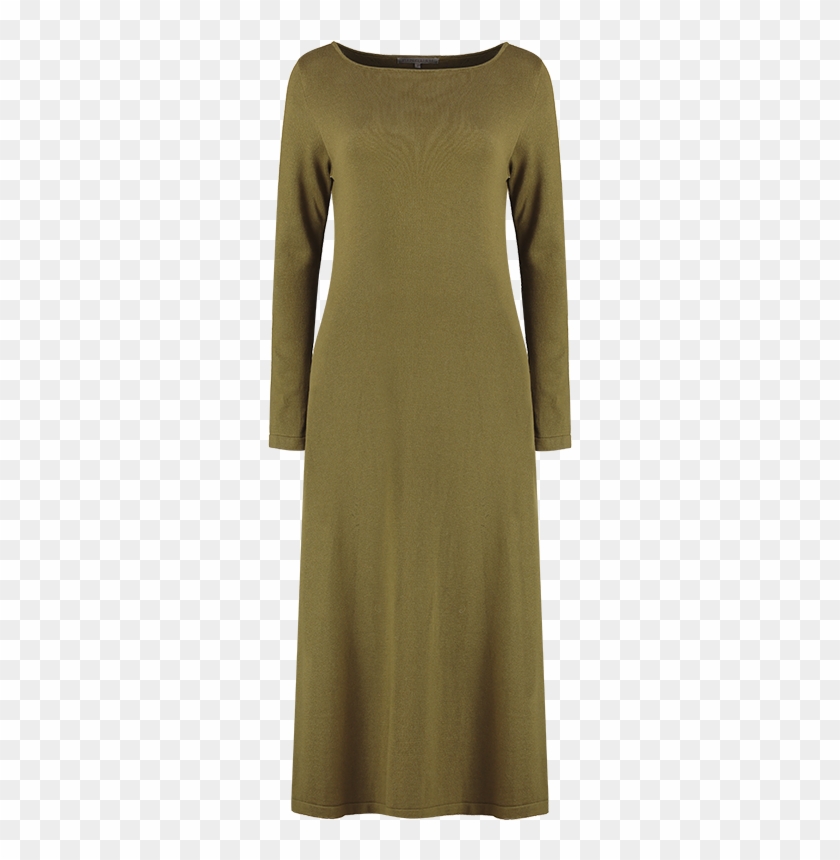 Organic Cotton Long Sleeve Greenwich Dress - Day Dress Clipart #3839102