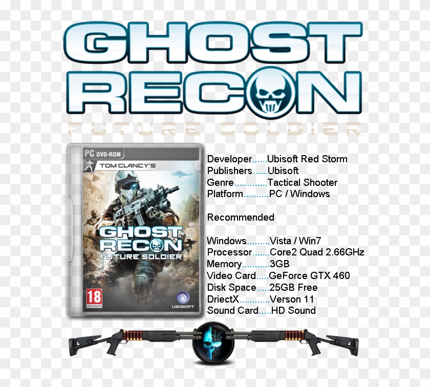 Ghost Recon Future Soldier - Tom Clancy's Ghost Recon Future Soldier Ps3 Clipart