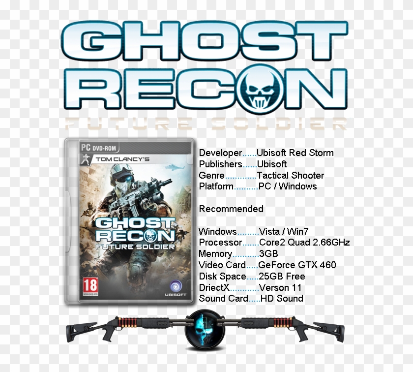 Ghost Recon Future Soldier - Tom Clancy's Ghost Recon Future Soldier Ps3 Clipart #3839289