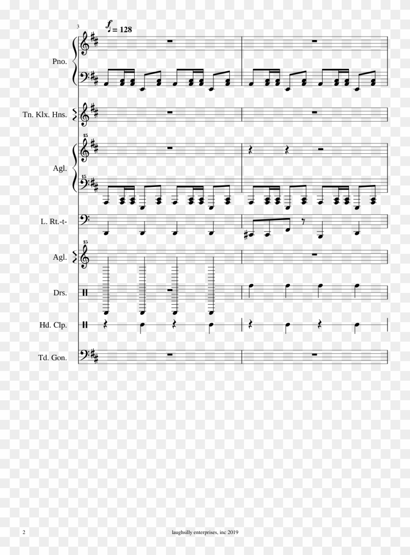 The Downy Yellow Dingle Dork Sheet Music Composed By - Sheet Music Clipart