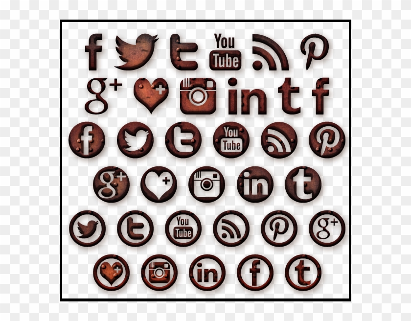 My Font With Some Styles Applied - Social Media Png Logo Black Clipart #3839389
