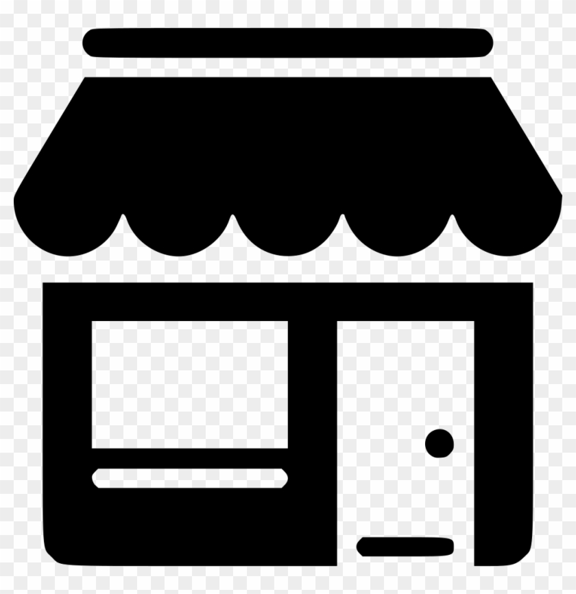 This Page Contains Information About Retail Icon Black - Storefront Icon Png Clipart #3839576
