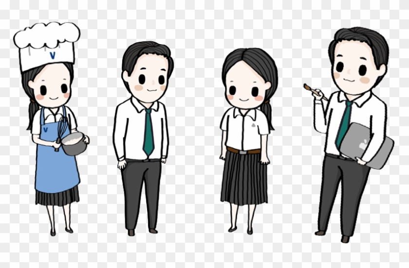 Direct Admission - Thai University Student Cartoon Png Clipart