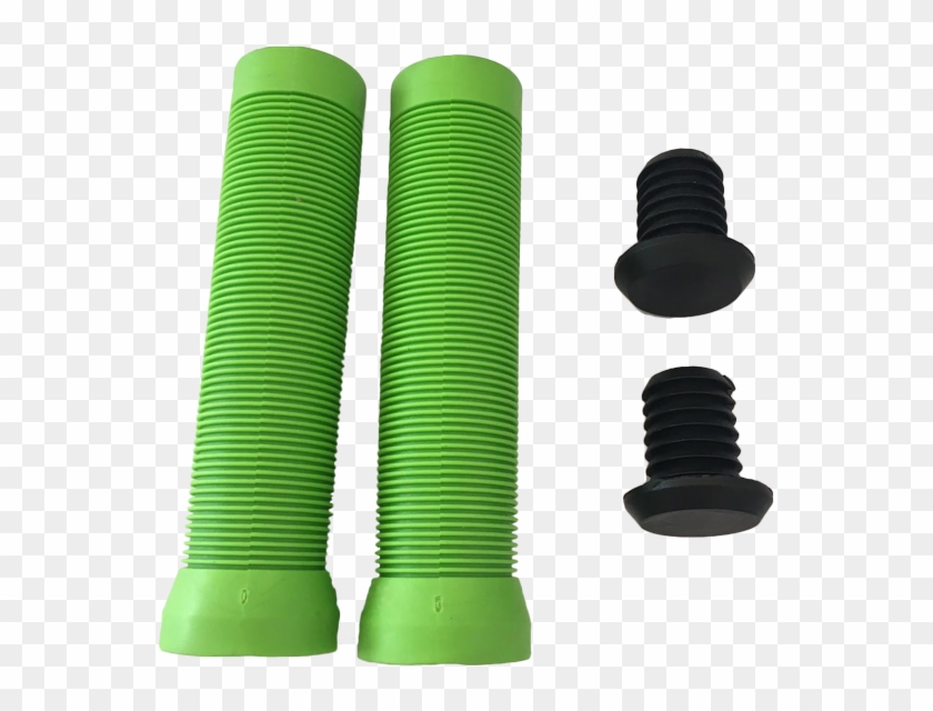 Neon Flash Handlebar Grips Green - Exercise Mat Clipart