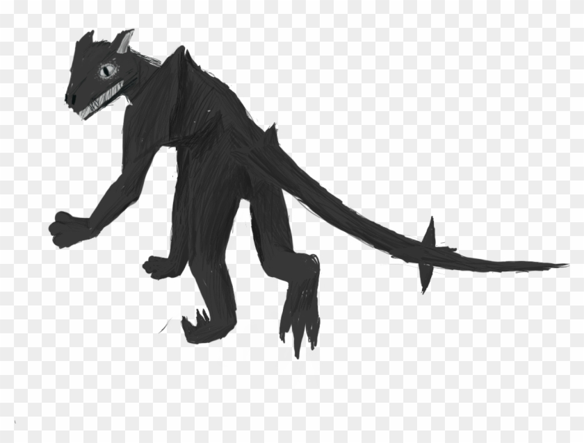 Safehellhound-like Thing From A Dream - Cat Jumps Clipart #3840199