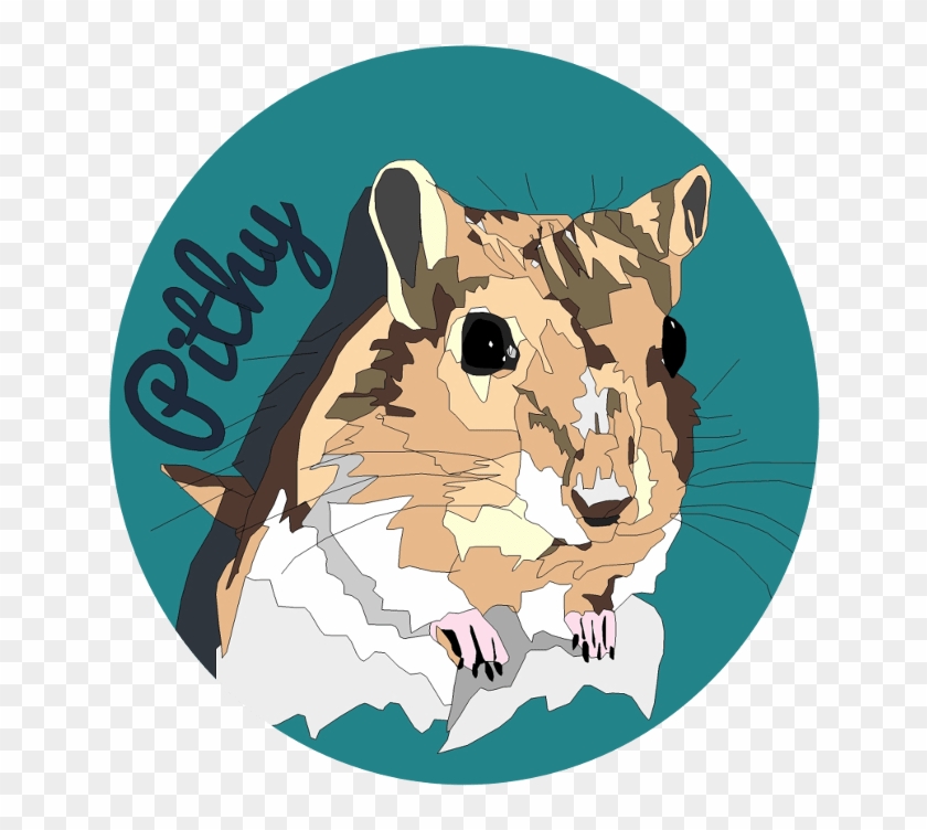 Grey And Brown Gerbil Graphic - Withlocals Clipart