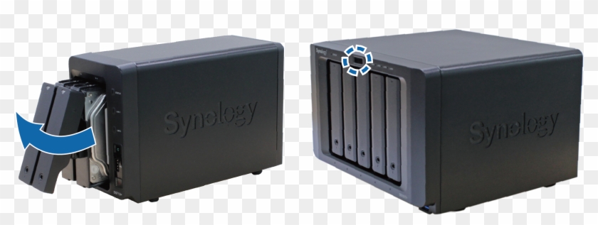Remove The Hard Drives From The Source Synology Nas - Synology Ds413+ Clipart