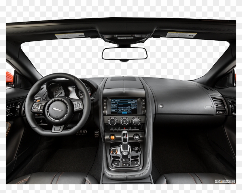 Interior View Of 2015 Jaguar F-type Convertible In - Aston Martin Db9 Clipart