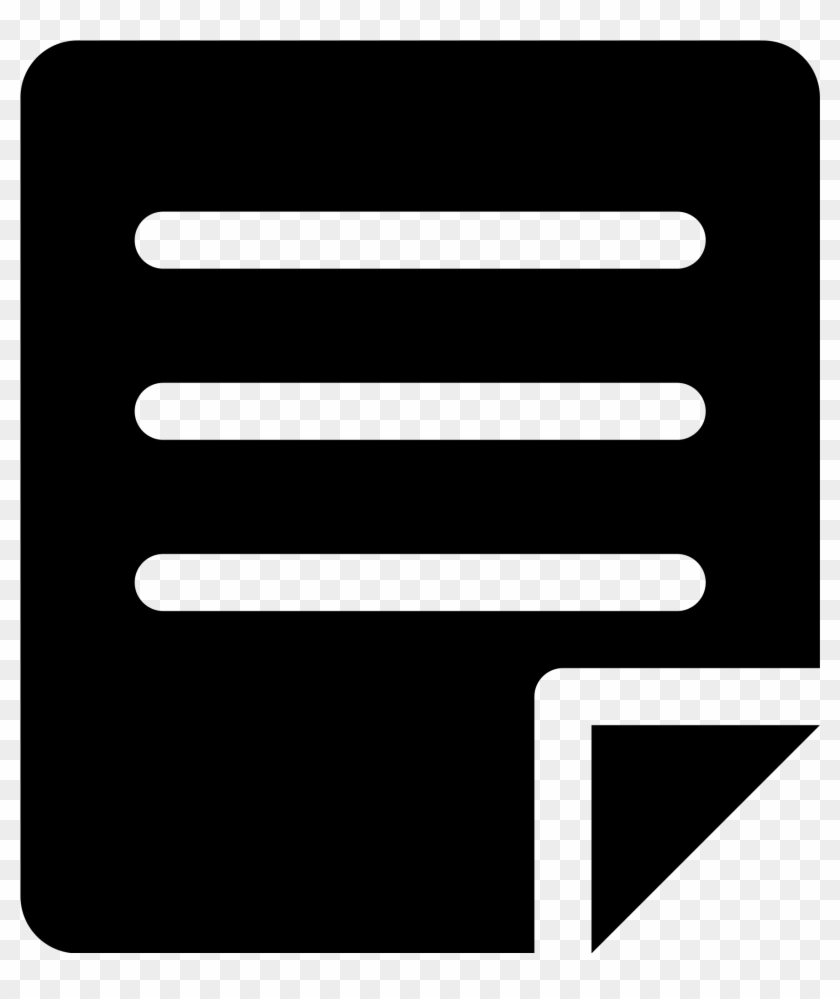 File Simpleicons Business Black - Black Note Icon Png Clipart #3840543