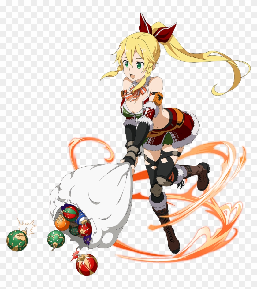 Sao Wikia On Twitter - Sao Md Christmas Shooting Star Leafa Clipart #3840930