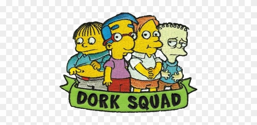 Dork Sticker - Simpsons Squad Clipart #3841234