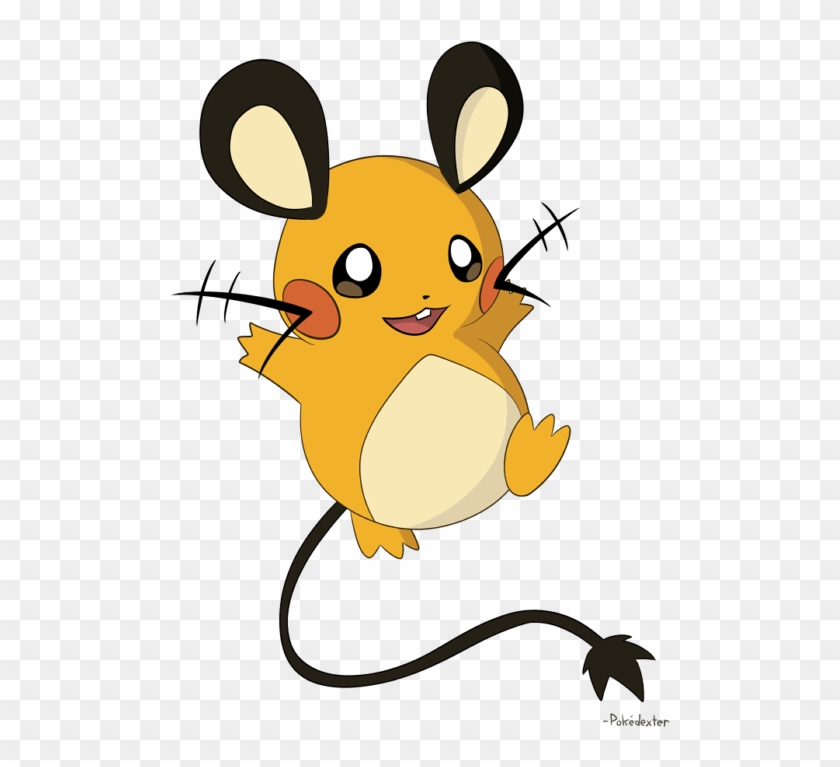 Hopping Dedenne - Rodent Clipart
