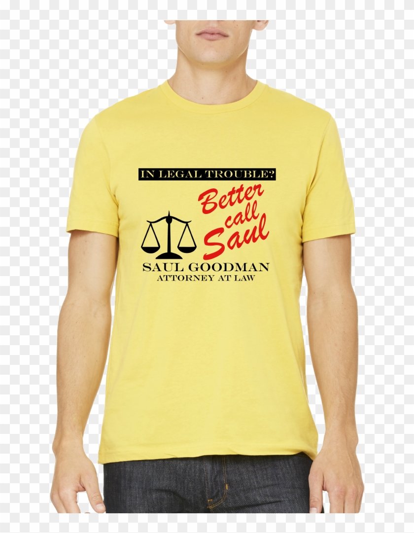Standard Yellow Better Call Saul - Active Shirt Clipart