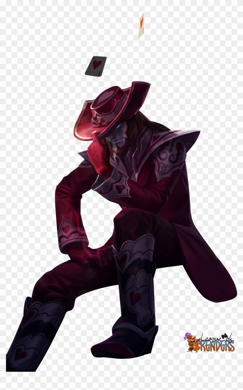 Twisted Fate Transparent Png - Jack Of Hearts Twisted Fate Png Clipart #3841444
